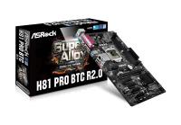 Материнская плата ATX ASRock H81 PRO BTC R2.0