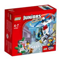 LEGO 10720 Juniors Pościg helikopterem policyjnym Klocki Policja Złodzieje