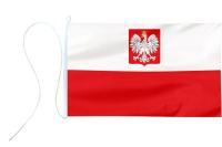 Польский флаг яхтенный флаг 45x30cm Парусный qg