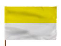 Flaga Papieska żółto-biała 110x70 cm Kościelna Religijna SOLIDNY MATERIAŁ