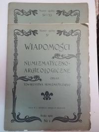 K975 Wiad Numizmatyczno-Archeologiczne 1-3 1902