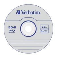 VERBATIM BD-R BLU-RAY 25GB DataLife 1шт конверт