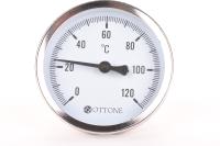 Циркулярный термометр для дистиллятора C. O. 1/2 120'c