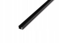 АЛЮМИНИЕВЫЙ ПРОФИЛЬ X ЧЕРНЫЙ 2 М ДЛЯ СВЕТОДИОДНЫХ ЛЕНТ