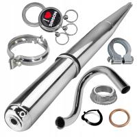 СИМСОН SR50 СКУТЕР ГЛУШИТЕЛЬ ВЫХЛОПНОЙ ХРОМ ЛОКОТЬ