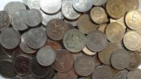 Памятные монеты 0,25 кг интересная смесь