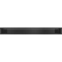 Решетка для камина LUFT 90X800 черная вентиляционная решетка 9x80 см