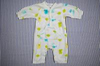 LINDEX RAMPERS WELUR ZWIERZĄTKA ORGANIC 0-1m 50/56