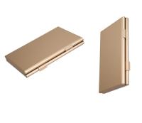 METALOWE ETUI PUDEŁKO BOX NA 9 KART PAMIĘCI ( 5 SD + 4 MICRO SD ) ZŁOTY