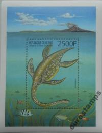 DINOZAURY fauna prehistoryczna Gwinea bl. ** #M021