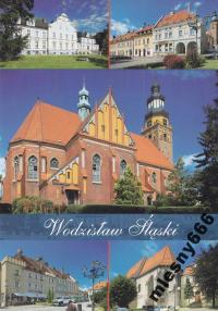 WODZISŁAW ŚLĄSKI - PAŁAC - RYNEK - KOŚCIÓŁ