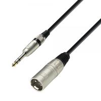 Kabel XLR - jack 6,3 mm Adam Hall K3BMV0100 1 m