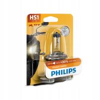 PHILIPS ЛАМПОЧКА HS1 12V 35 35W PX43T 30% VISION MOTO. (УСТОЙЧИВОСТЬ К ВИБРАЦИИ