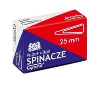 Spinacze Biurowe Grand 25mm Trójkątne 100 sztuk 2 op.