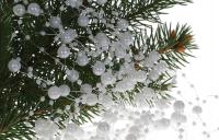 Жемчуг на елку, цепь. Жемчужная гирлянда 6,5 м