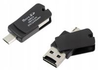 CZYTNIK ADAPTER KART MICRO SD USB + MICRO USB WTYK