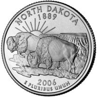 25 cent (2006) Stany USA - North Dakota Mennica Philadelphia