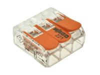 5× Złączka instalacyjna WAGO 0,2-4mm2 3 tory x5szt