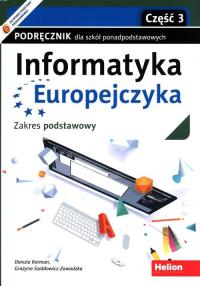 Informatyka Europejczyka 3 Podręcznik Zakres podstawowy Helion Korman