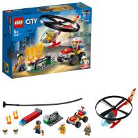 LEGO City 60248 пожарный вертолет летит на помощь