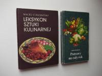 2x LEKSYKON SZTUKI KULINARNEJ + POTRAWY NA CAŁY ROK /KUCHNIA DANIA ŻYWIENE