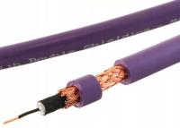 Kabel sygnałowy audio OFC 4N Single Core Melodika Purple Rain MDC1110 1m