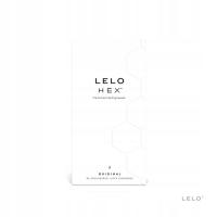 Prezerwatywy hexagonalne marki LELO HEX z teksturą wewnątrz - 12 szt