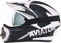 Kask motocyklowy JST biały