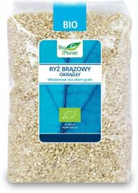 Ryż Brązowy Okrągły 1kg Bio Planet