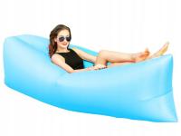 LEŻAK SOFA MATERAC NA POWIETRZE LAZY AIR BAG HQ NIEBIESKI
