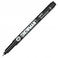 Foliopis marker pernamentny czarny Snowman S 0,3mm