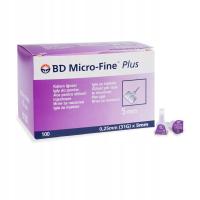 Иглы для penów BD Micro-Fine PLUS, совместимые 100x
