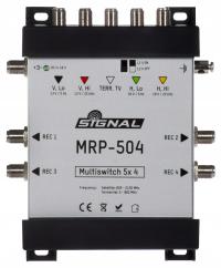 Multiswitch satelitarny DVB-T2 MRP-504 5 wejść 4 wyjścia 5/4 Signal