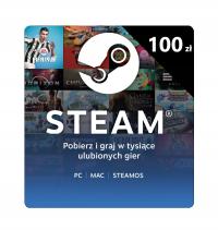 Portfel Steam Doładowanie 100 PLN | KLUCZ BEZ VPN | Kod Cyfrowy