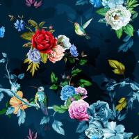 Велюр мебели печатается Колибри