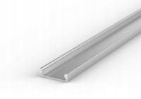 Плоский алюминиевый профиль для светодиодной ленты 2 м абажур