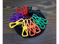 Туристическая эластичная веревка для одежды с зажимами