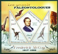 Dinozaury i paleontolodzy F. McCoy Mali bl #ML1435