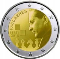 2 euro Estonia Paul Keres 2016