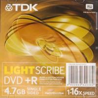 TDK DVD-R LightScribe 1шт.