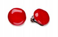 Клипсы Красные Из Чешского Стекла Kiara Jablonex