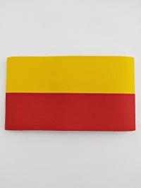 Желто-красная повязка на руку W 10cm Warszawa