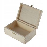 Drewniane pudełko 18x12 cm Decoupage Skrzynka EKO