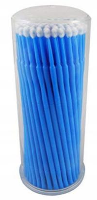 МИКРО АППЛИКАТОРЫ ВАТНЫЕ ШАРИКИ БЕЗ ВОЛОКНА 100 ШТ.