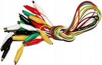 Комплект проводов с Крокодил КРОКОДИЛ 10шт