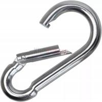 Karabińczyk stalowy 100mm ocynkowany uchwyt worka