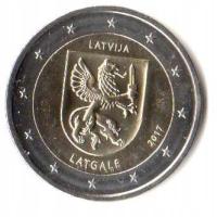 2 euro okolicznościowe Łotwa 2017 Latgalia