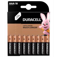 Щелочные батарейки Duracell AAA x 18 R3