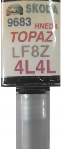 SKODA LF8Z 9683 4L HNEDA TOPAZ LAKIER ZAPRAWKA ARA 10 ML