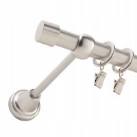 Современный карниз простой бесшумный рицинус 19 мм / 140 см